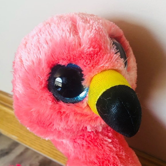 👀4/$25 Ty Beanie Boo Gilda Pink Flamingo, Multicolour - Picture 5 of 12